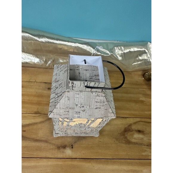 Moose LED Christmas Light Up Lantern Lamp Hanging Paper Pier 1 Imports - Picture 2 of 7